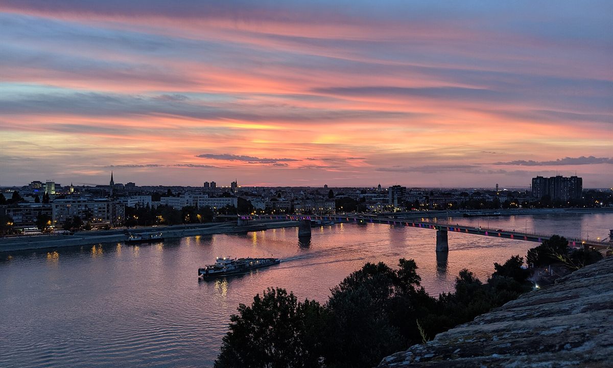 Novi Sad seen from Petrovaradin Fortress